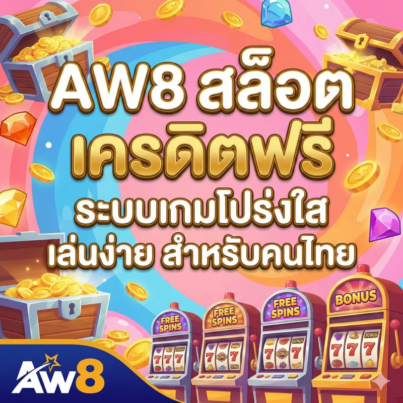 aw8 สล็อต ระบบเกมและเครดิตฟรีที่ออกแบบมาเพื่อผู้เล่นไทยอย่างเป็นระบบ