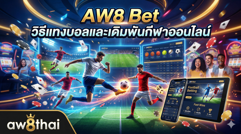 AW8 Bet วิธีแทงบอลและเดิมพันกีฬาออนไลน์